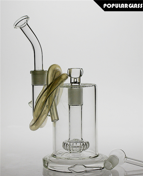 FC-UFO Bong With Headshow Perc Clear